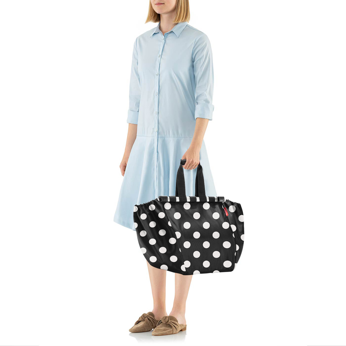 Reisenthel Easy Shopping Bag Dots White - 2