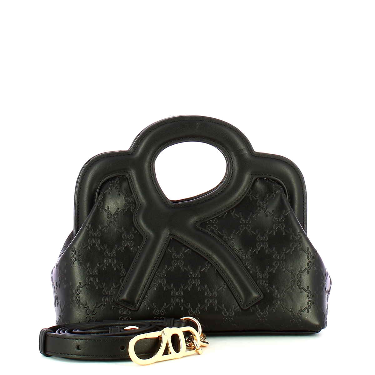 Roberta Di Camerino Borsa a mano R Mini Frame Bag Black - 4 Roberta Di Camerino Borsa a mano R Mini Frame Bag Black - 4