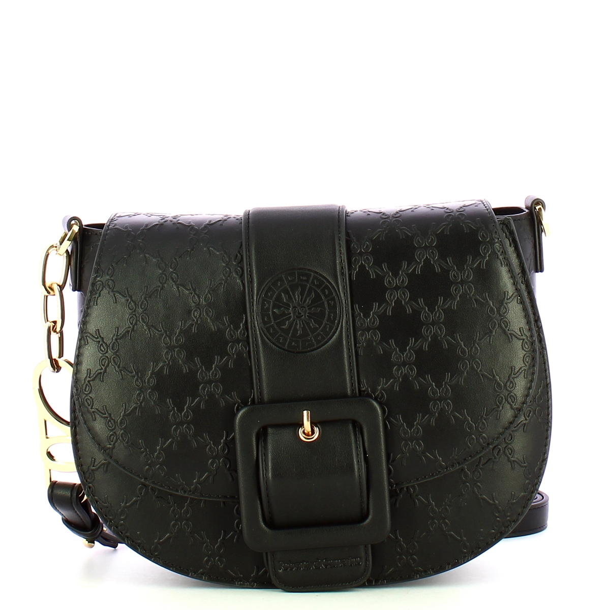 Roberta Di Camerino Tracolla Moretta Saddle Bag Black - 1 Roberta Di Camerino Tracolla Moretta Saddle Bag Black - 1
