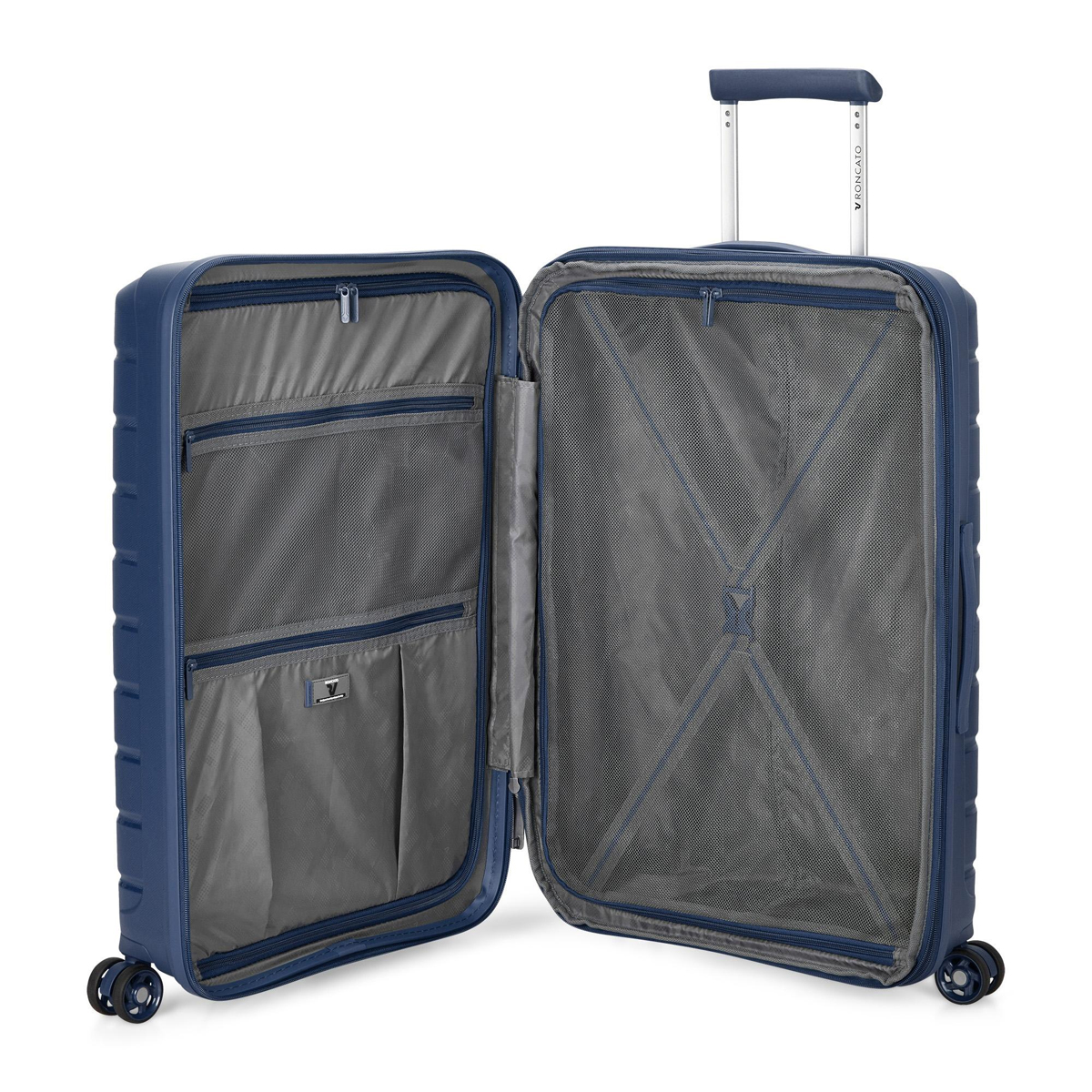 Roncato Trolley Medio Espandibile B-Flying 68 cm Blu Notte - 6 Roncato Trolley Medio Espandibile B-Flying 68 cm Blu Notte - 6