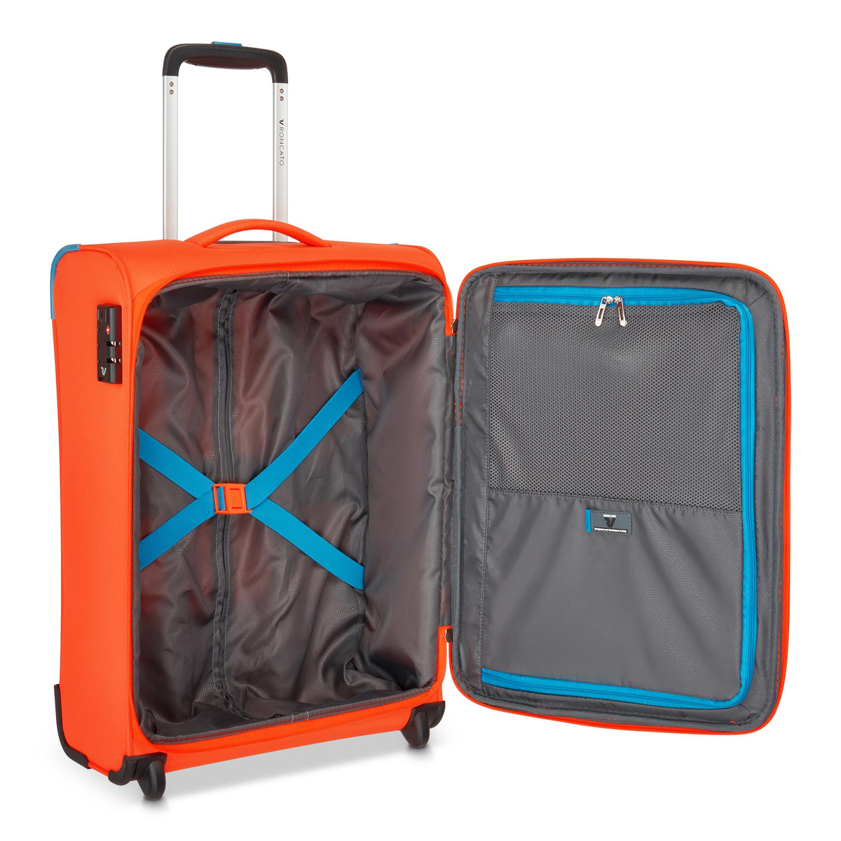 Roncato Bagaglio a mano Lite Soft 55 cm Arancio Brillante - 4 Roncato Bagaglio a mano Lite Soft 55 cm Arancio Brillante - 4