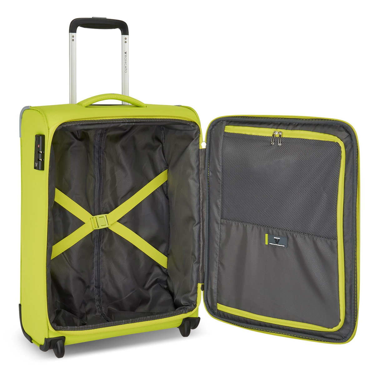 Roncato Bagaglio a mano Lite Soft 55 cm Cyber Lime - 4 Roncato Bagaglio a mano Lite Soft 55 cm Cyber Lime - 4