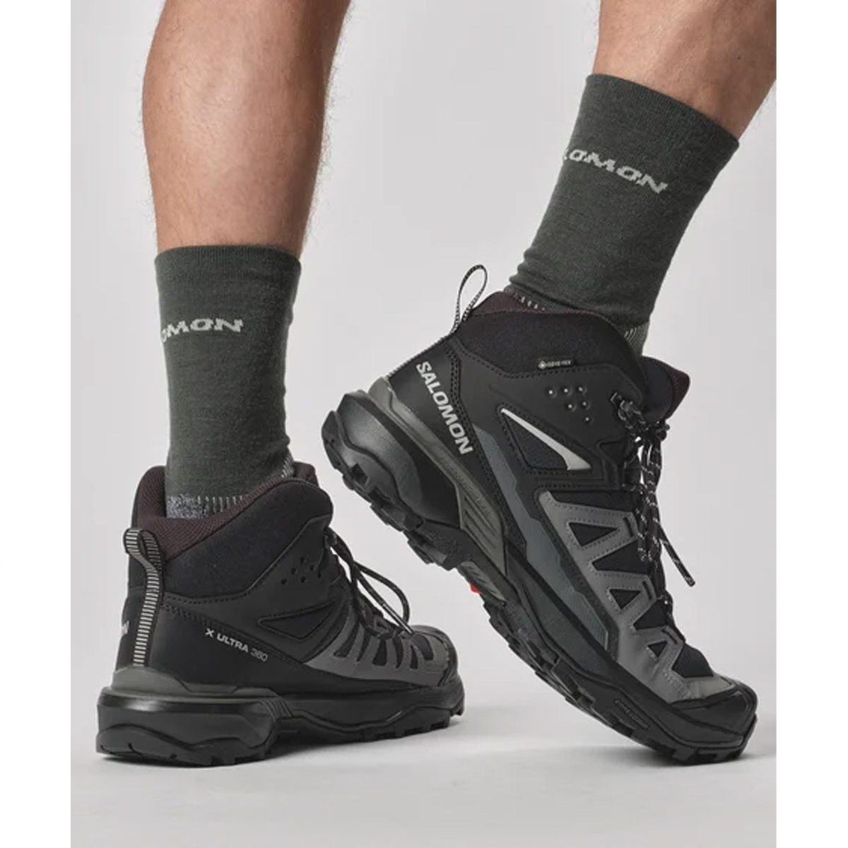 Salomon X Ultra 360 Mid Gore-Tex Black Magnet Pewter - 11