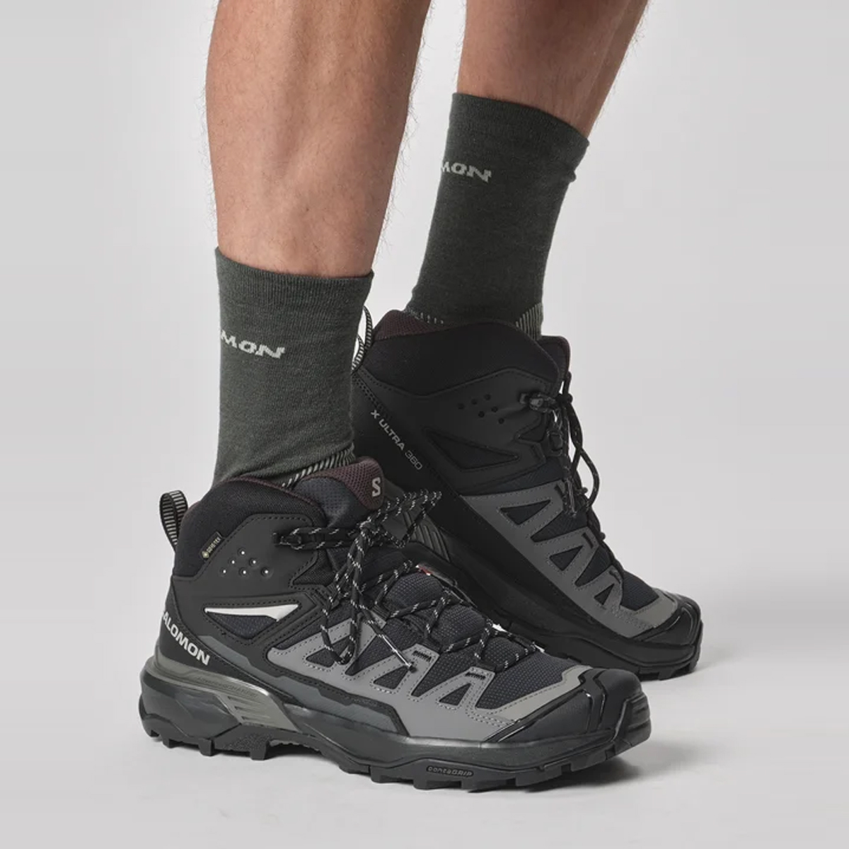 Salomon X Ultra 360 Mid Gore-Tex Black Magnet Pewter - 2