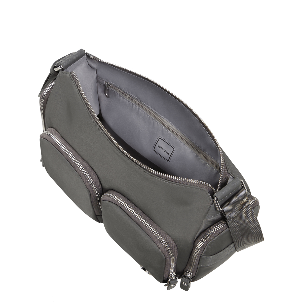 Samsonite Borsa a tracolla Karissa Evo Gunmetal Green - 4 Samsonite Borsa a tracolla Karissa Evo Gunmetal Green - 4