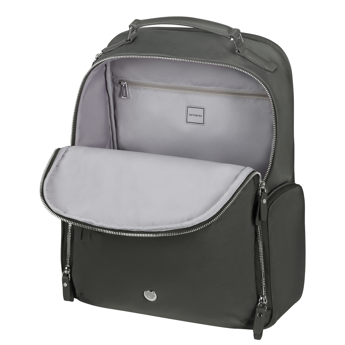 Samsonite Zaino Porta PC Karissa Evo Round 15.6" Gunmetal Green - 3