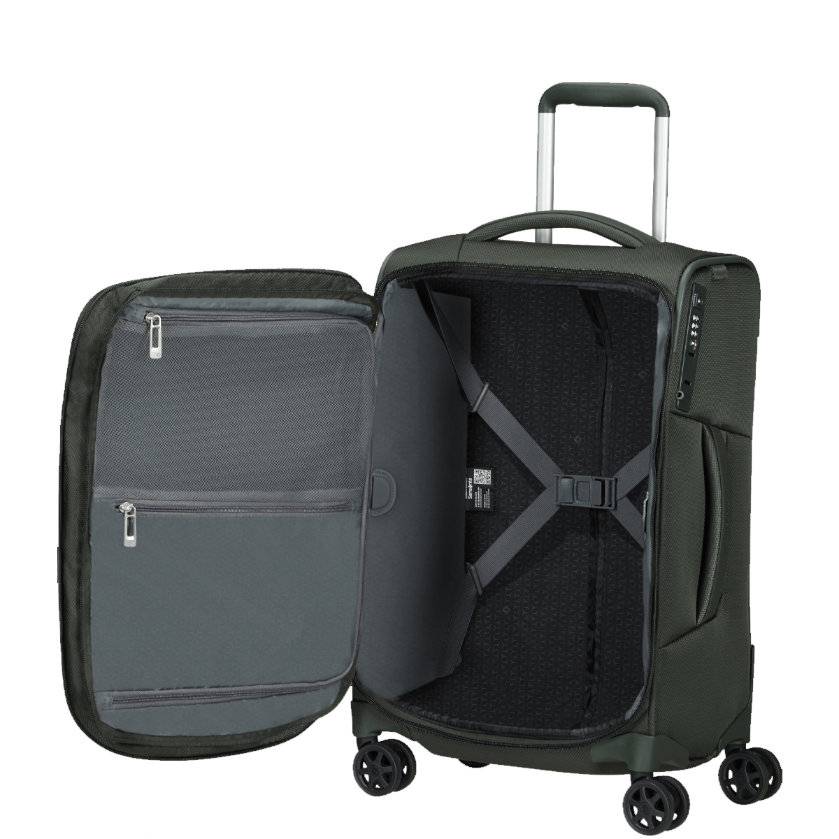 Samsonite Trolley Bagaglio a Mano Respark Spinner Exp. 55 cm - 3