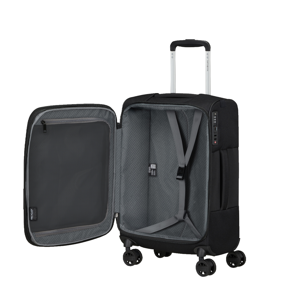 Samsonite Trolley Bagaglio a Mano Vaycay Spinner Exp. 55 cm - 3 Samsonite Trolley Bagaglio a Mano Vaycay Spinner Exp. 55 cm - 3