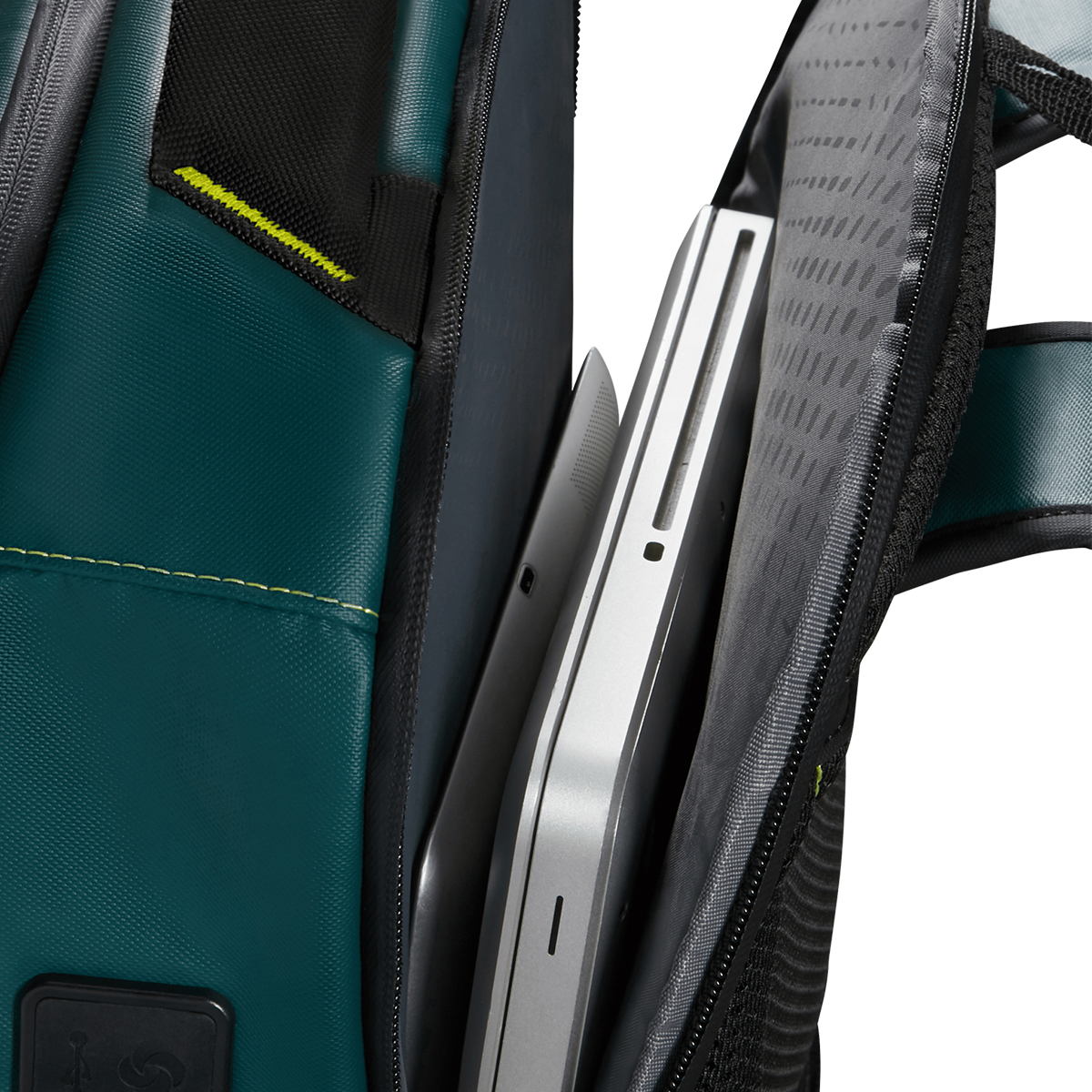 Samsonite Zaino Ecodiver L Porta PC 17.3" Dark Teal Lime - 5 Samsonite Zaino Ecodiver L Porta PC 17.3" Dark Teal Lime - 5