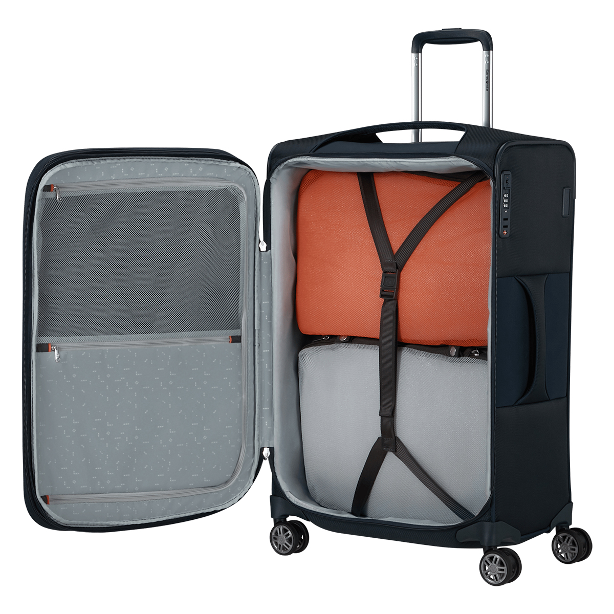 Samsonite Trolley Medio Re-Lite Spinner 67 cm Exp. - 3 Samsonite Trolley Medio Re-Lite Spinner 67 cm Exp. - 3