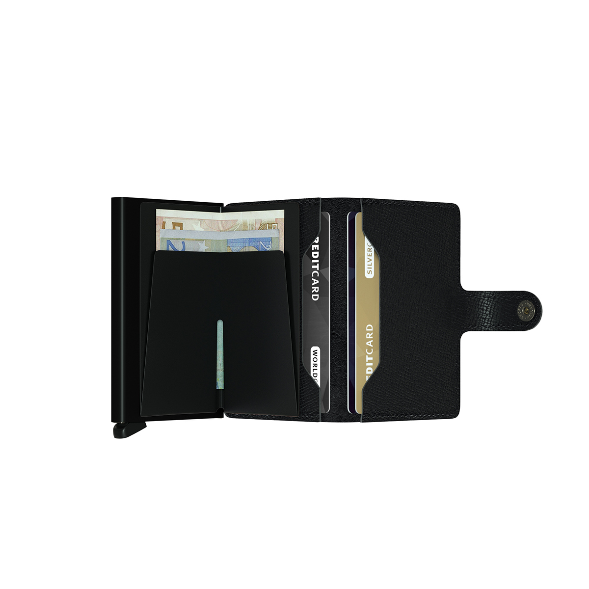 SCRD Miniwallet Crisple RFID Black - 4 SCRD Miniwallet Crisple RFID Black - 4