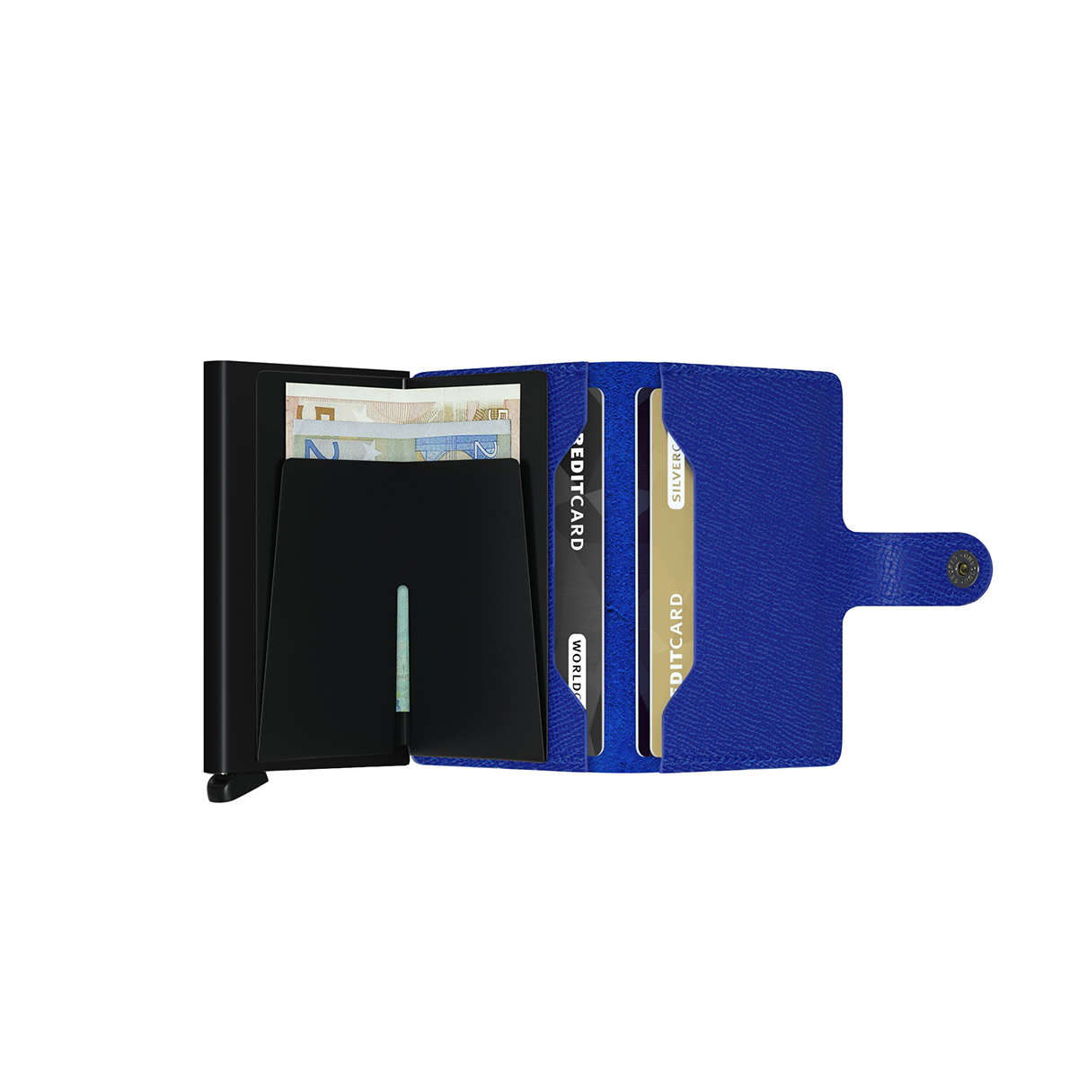 SCRD Miniwallet Crisple RFID Blue Black - 4 SCRD Miniwallet Crisple RFID Blue Black - 4