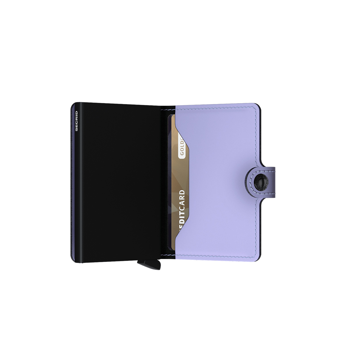 SCRD Miniwallet Matte RFID Liliac-Black - 3 SCRD Miniwallet Matte RFID Liliac-Black - 3