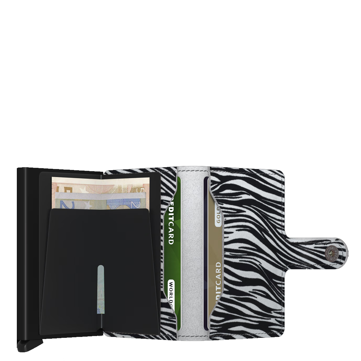 Secrid Miniwallet Zebra Light Grey - 4