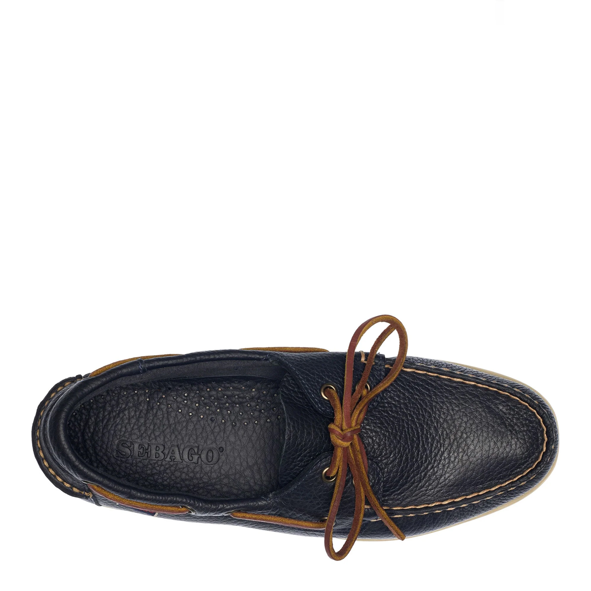 Sebago Scarpa da barca Portland Martellato Blue Navy - 4