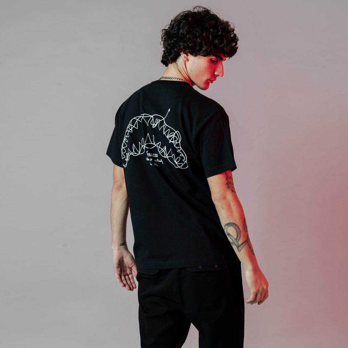 Sprayground T-Shirt Success Line Black - 2 Sprayground T-Shirt Success Line Black - 2