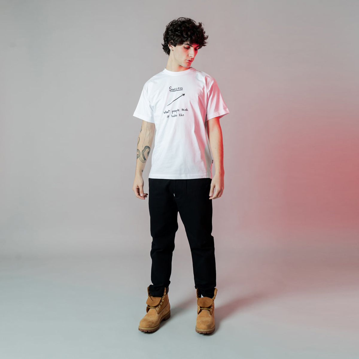 Sprayground T-Shirt Success Line White - 3 Sprayground T-Shirt Success Line White - 3