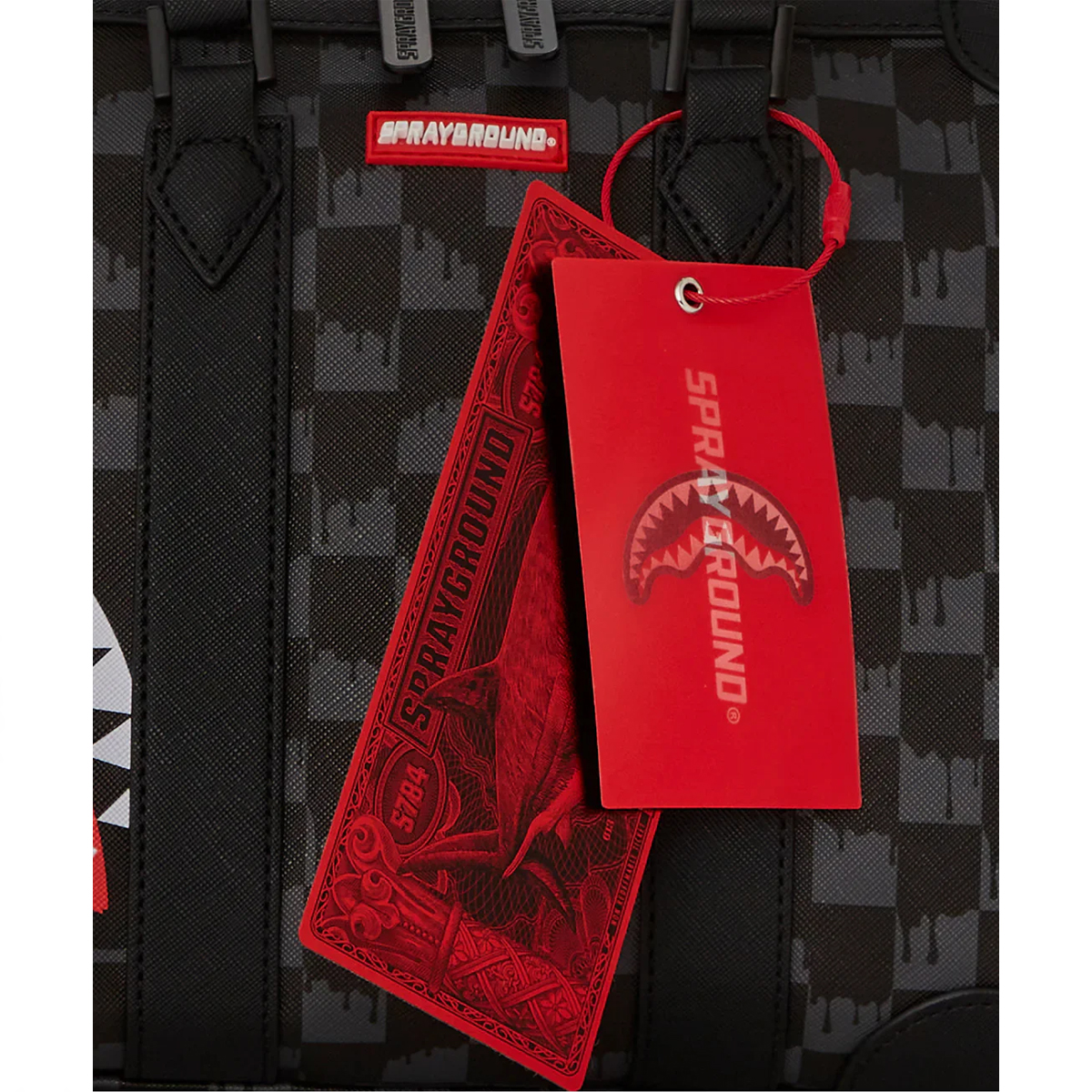 Sprayground Borsa a mano Drip Check Shark Limited Edition - 7 Sprayground Borsa a mano Drip Check Shark Limited Edition - 7