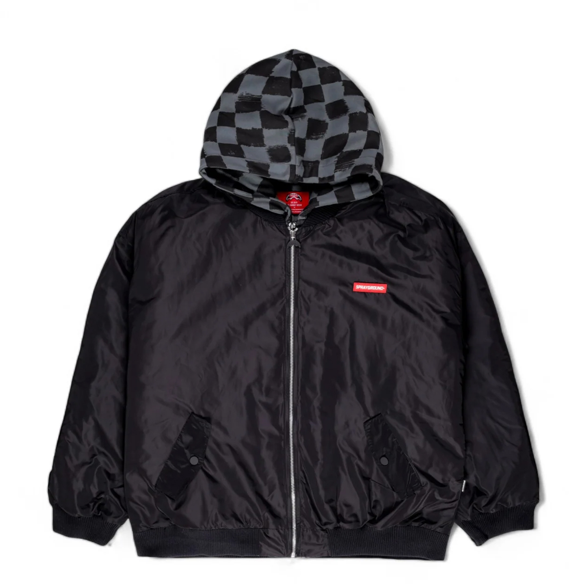Sprayground Giacca Blind Side Bomber Grey Sip Vanquish Grey - 1 Sprayground Giacca Blind Side Bomber Grey Sip Vanquish Grey - 1