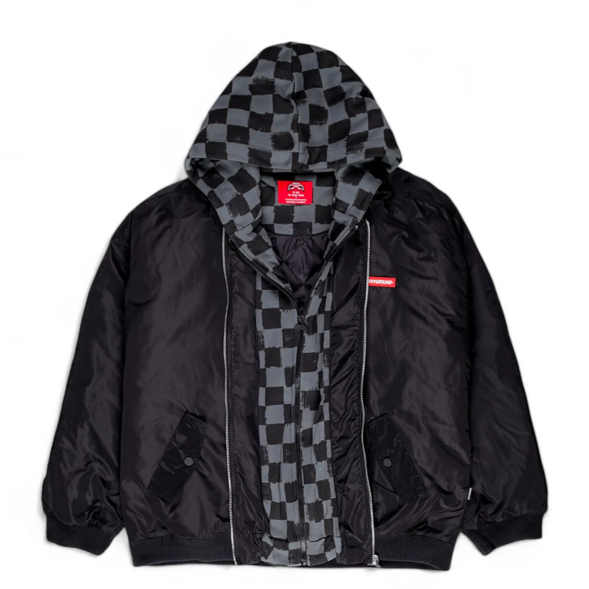 Sprayground Giacca Blind Side Bomber Grey Sip Vanquish Grey - 2 Sprayground Giacca Blind Side Bomber Grey Sip Vanquish Grey - 2