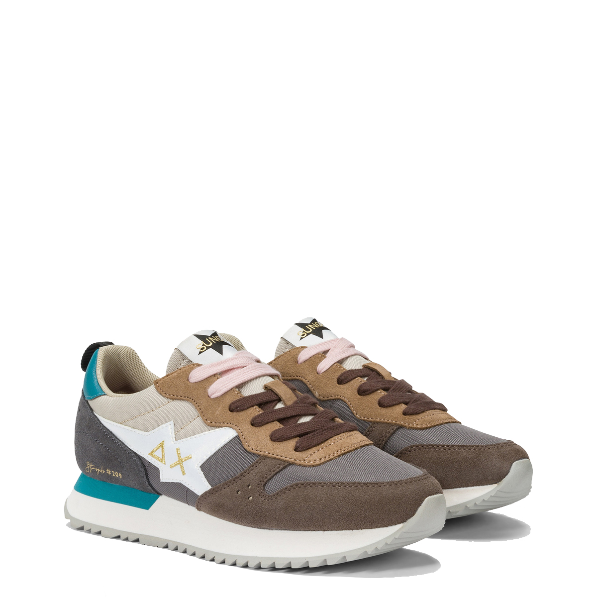 Sun68 Sneakers Stargirl Multicolor Grigio Scuro - 2