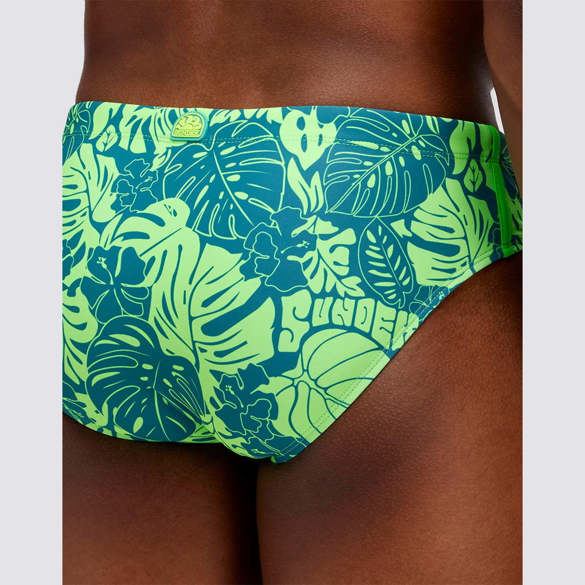 Sundek Slip August con Stampa Leaf Loch - 3