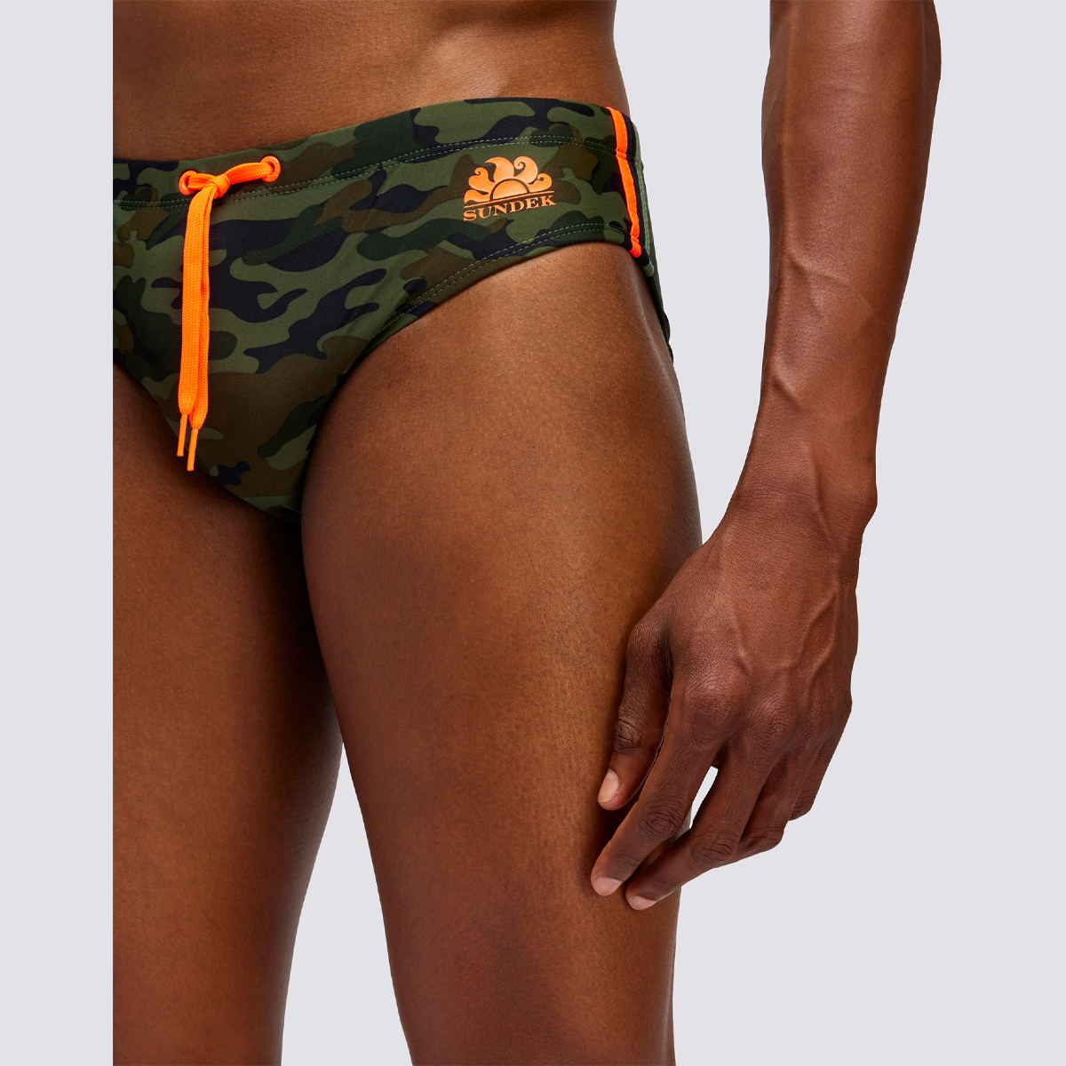Sundek Slip Mare Camou Deep Forest - 4