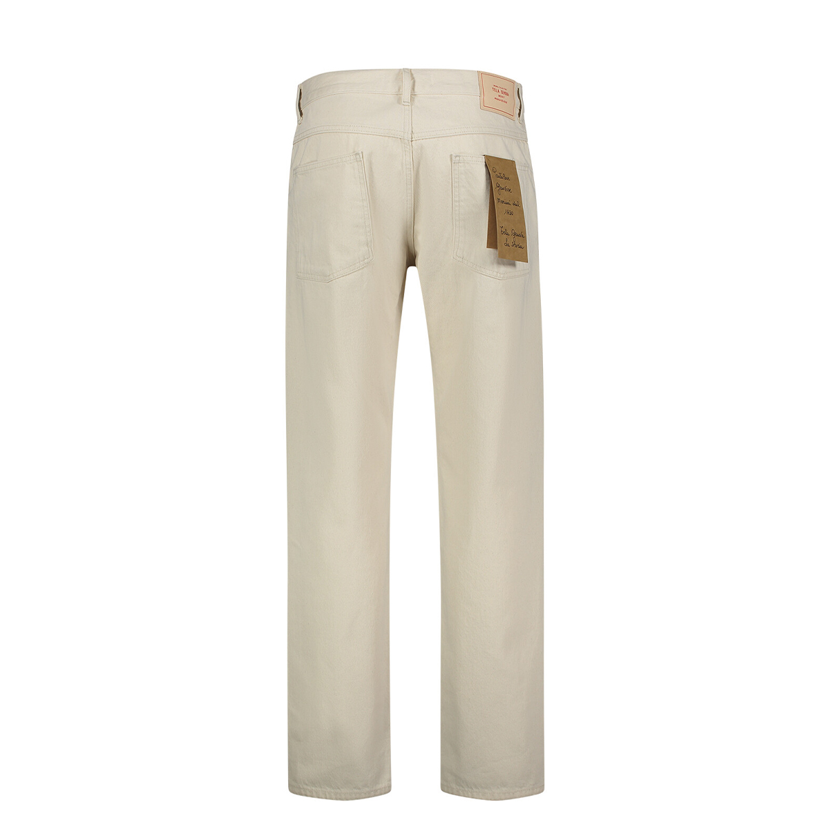 Tela Genova Pantaloni Gregorio Ecrù - 2 Tela Genova Pantaloni Gregorio Ecrù - 2