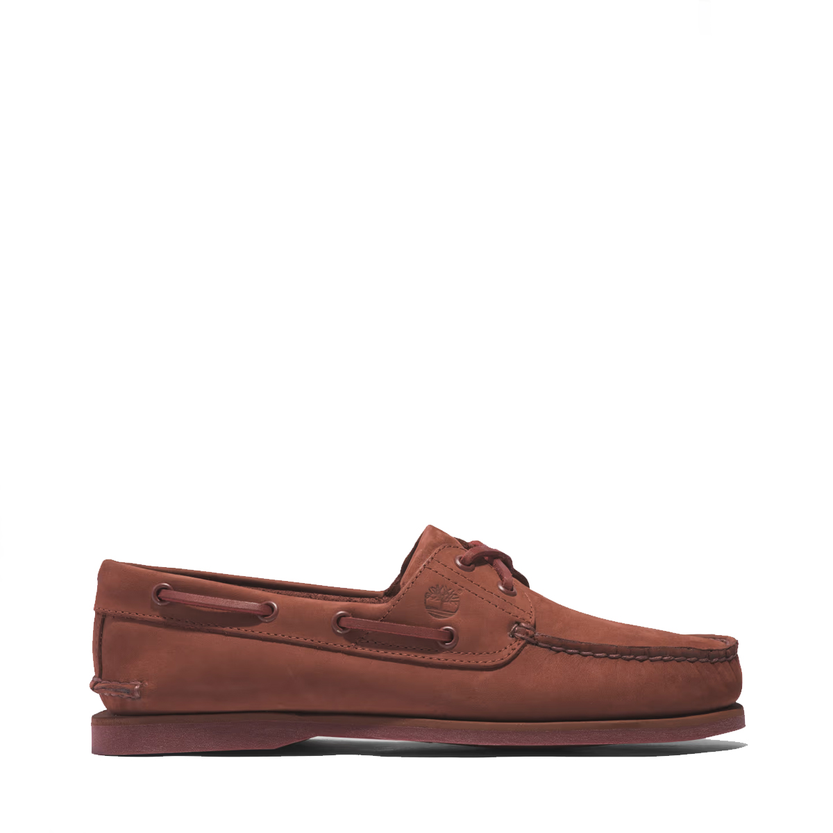 Timberland Scarpa Classic Boat Dark Red Nubuck - 1