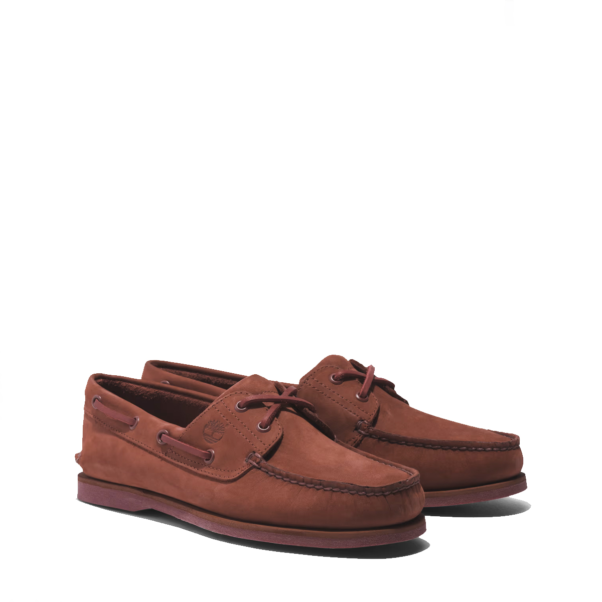Timberland Scarpa Classic Boat Dark Red Nubuck - 4