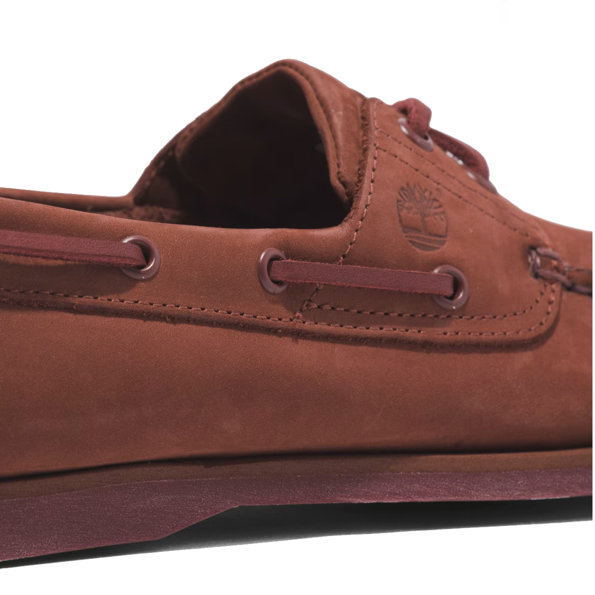 Timberland Scarpa Classic Boat Dark Red Nubuck - 7