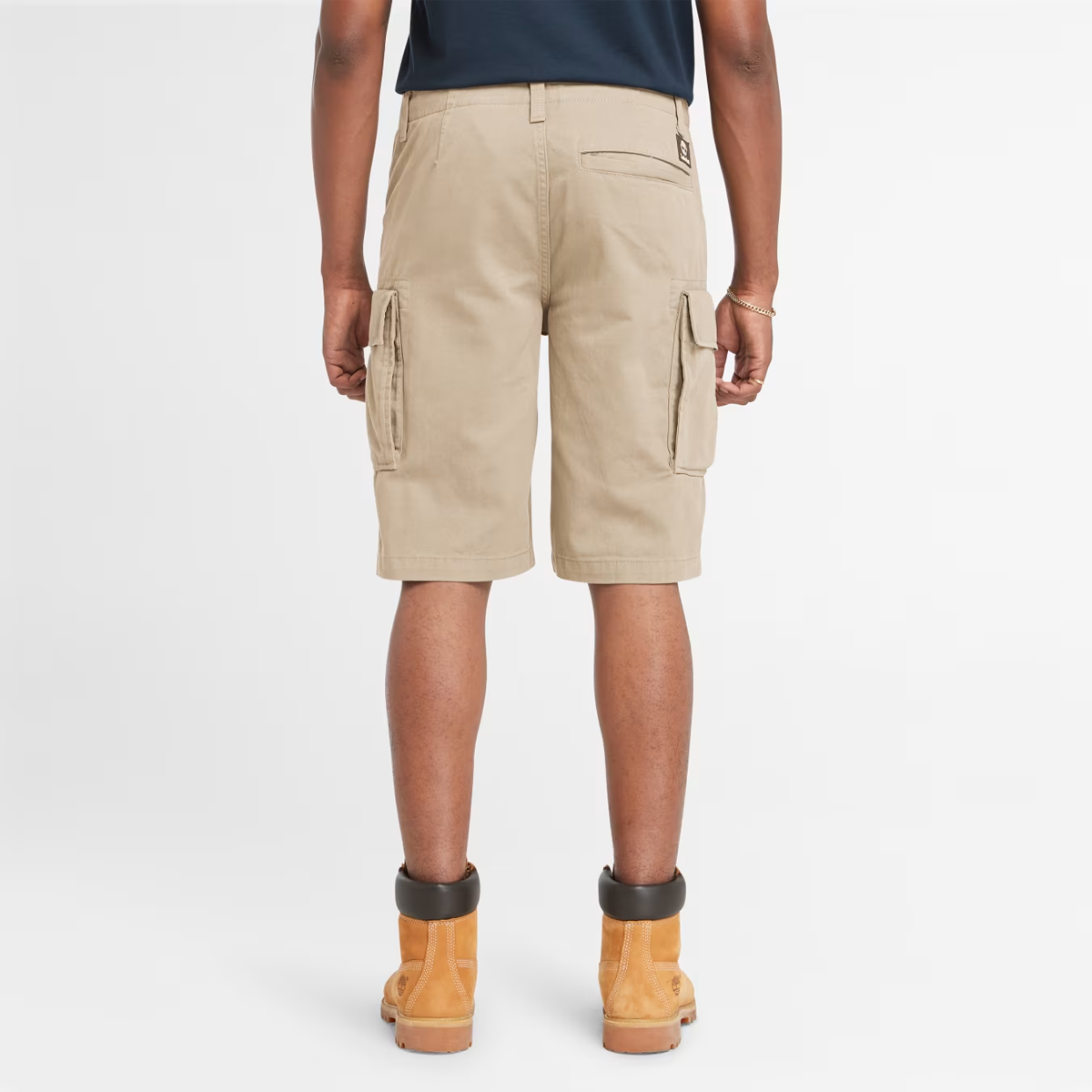 Timberland Shorts Cargo Brookline Twill Lemon Pepper - 4