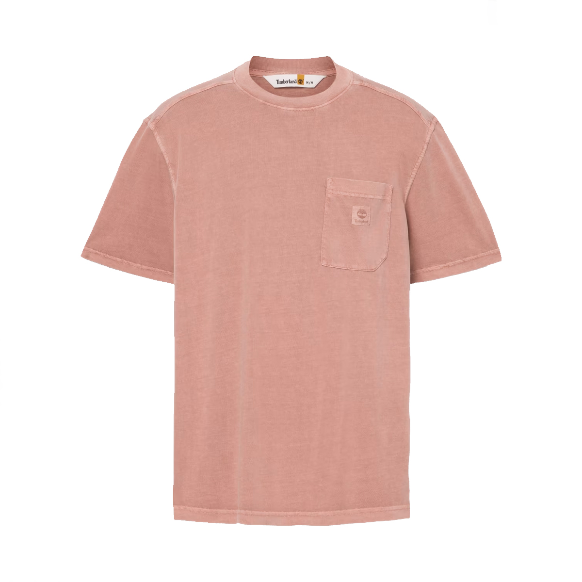 Timberland T-Shirt Merrymack River Chest Pocket Hot Sauce - 1 Timberland T-Shirt Merrymack River Chest Pocket Hot Sauce - 1
