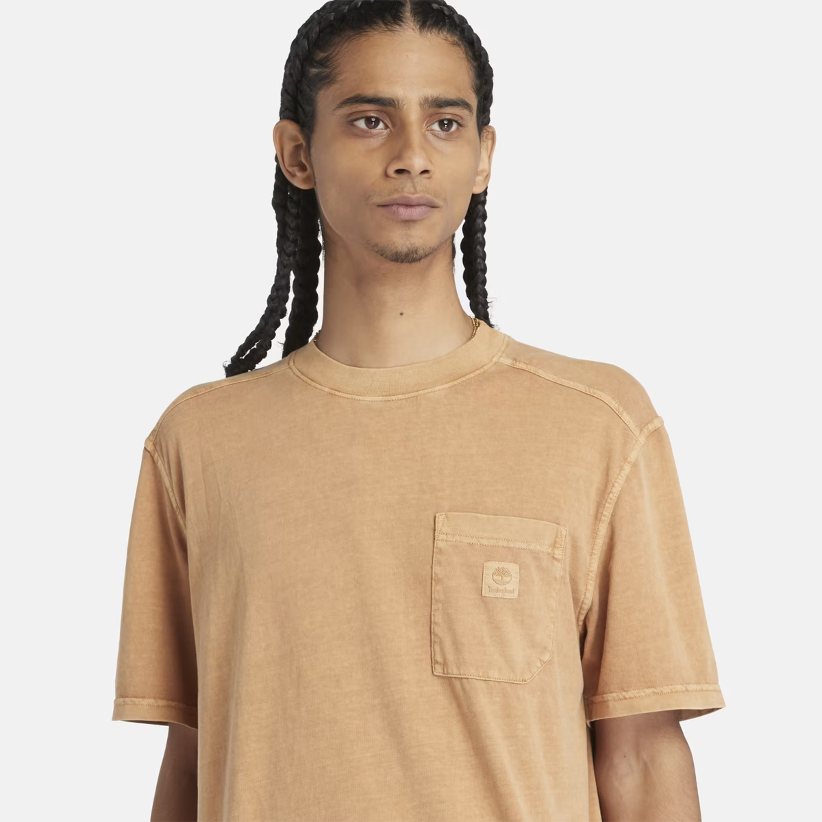 Timberland T-Shirt Merrymack River Chest Pocket Wheat Boot - 4