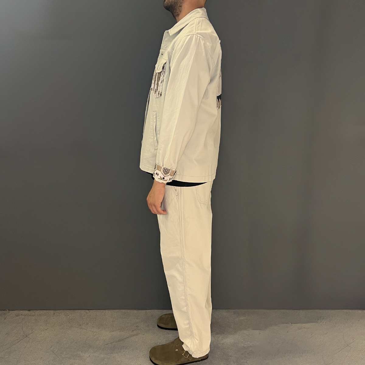 Tooco Pantaloni Canvas Essential Off White - 3 Tooco Pantaloni Canvas Essential Off White - 3
