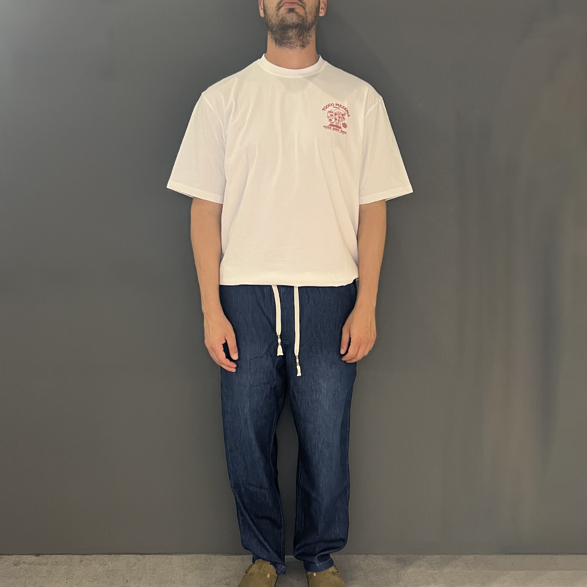 Tooco T-Shirt Tooco Pizzeria Off White - 2 Tooco T-Shirt Tooco Pizzeria Off White - 2