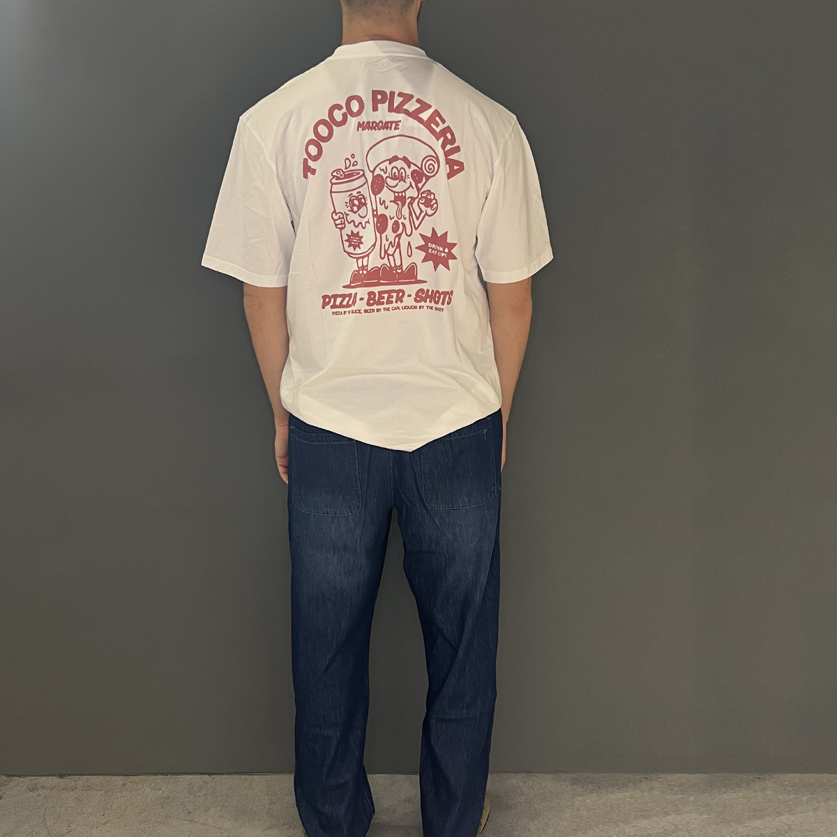 Tooco T-Shirt Tooco Pizzeria Off White - 3 Tooco T-Shirt Tooco Pizzeria Off White - 3