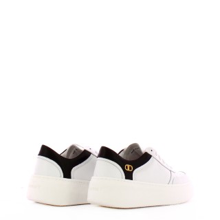 Twin Set Sneakers con dettaglio Oval T Bianco Ottico Nero - 3 Twin Set Sneakers con dettaglio Oval T Bianco Ottico Nero - 3