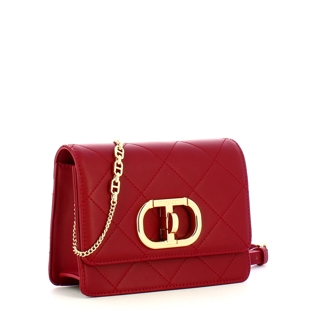Twin Set Tracollina Oval T Rosso Pompeiano - 2 Twin Set Tracollina Oval T Rosso Pompeiano - 2