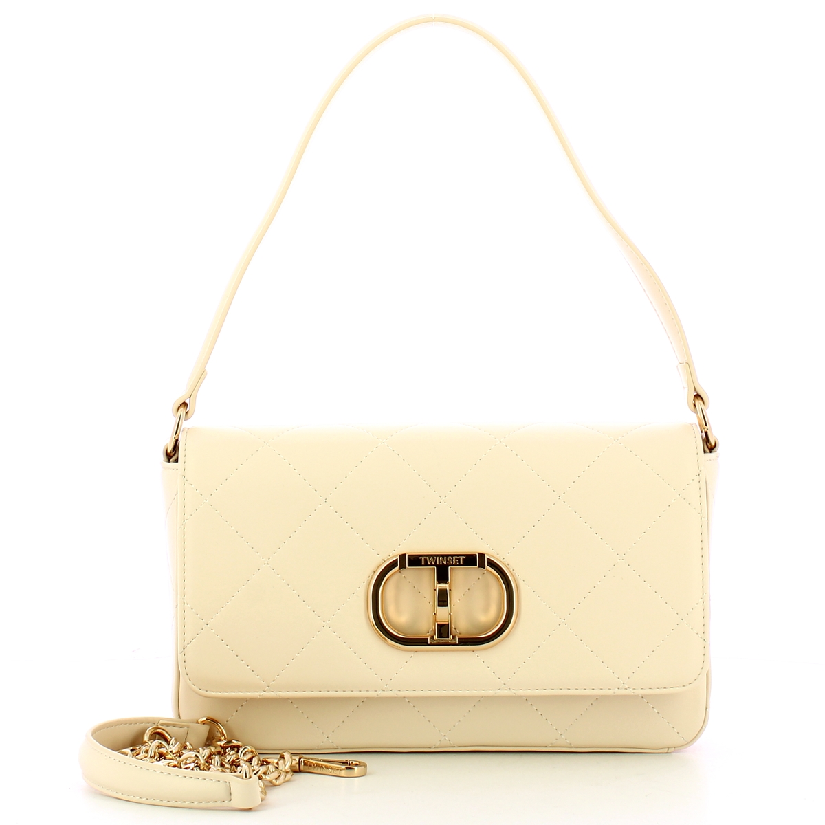 Twin Set Borsa a spalla Media Old White - 4
