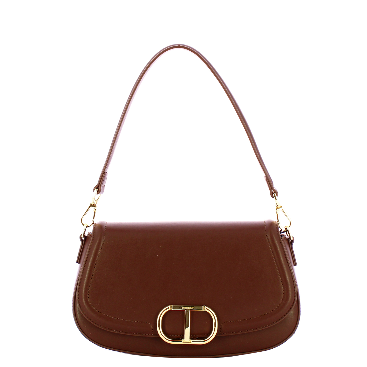 Twinset Brera Coffee Chocolate Crossbody Bag - 1 Twinset Brera Coffee Chocolate Crossbody Bag - 1