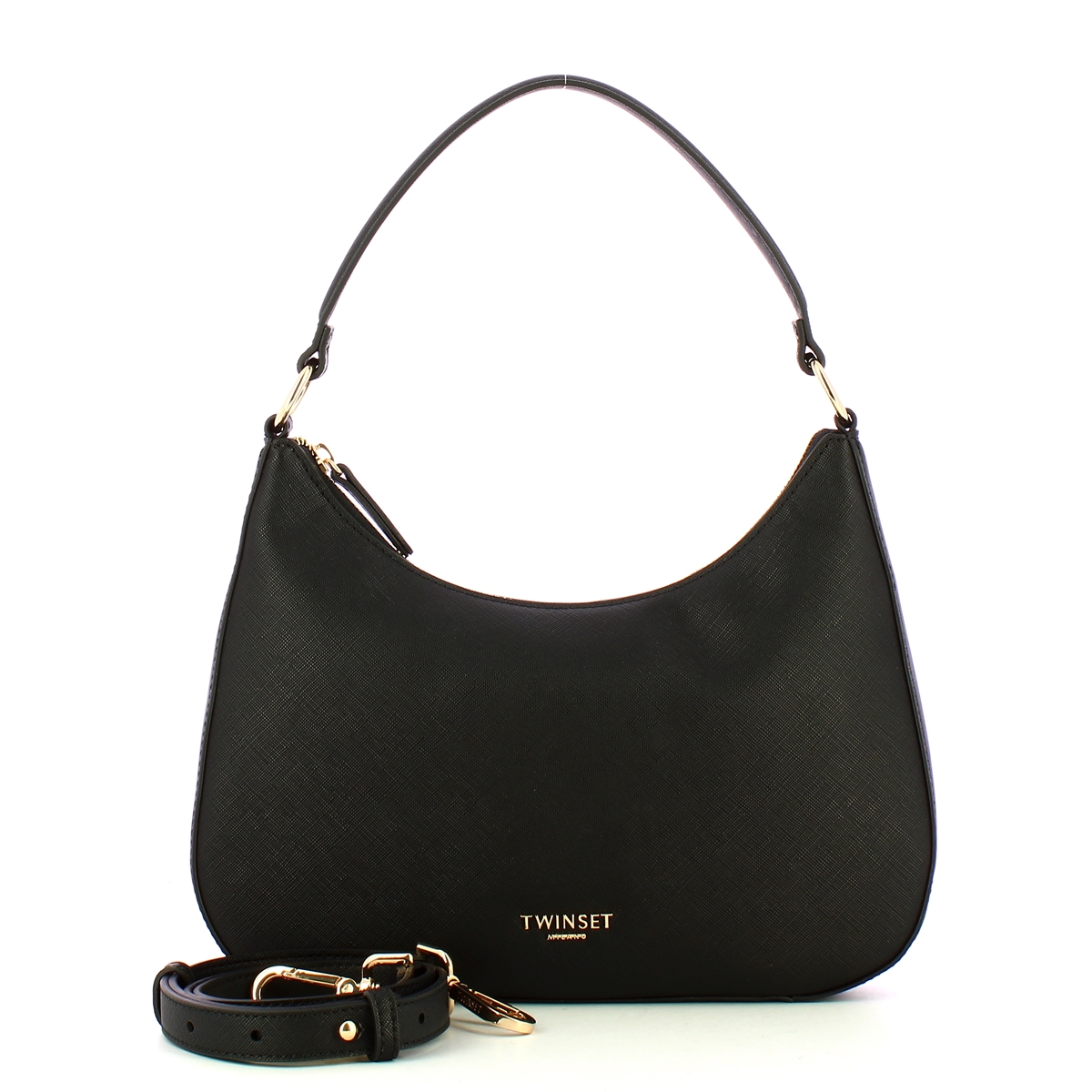Twin Set Sottospalla Hobo Piccola Nero - 4