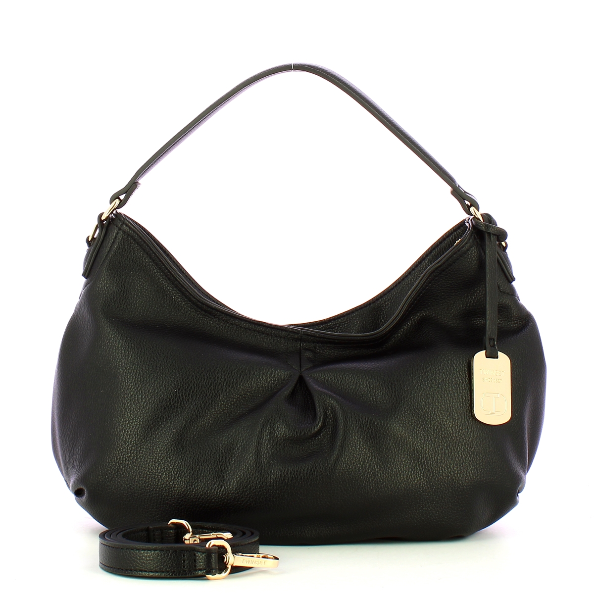 Twin Set Sottospalla Hobo Piccola Nero - 4 Twin Set Sottospalla Hobo Piccola Nero - 4