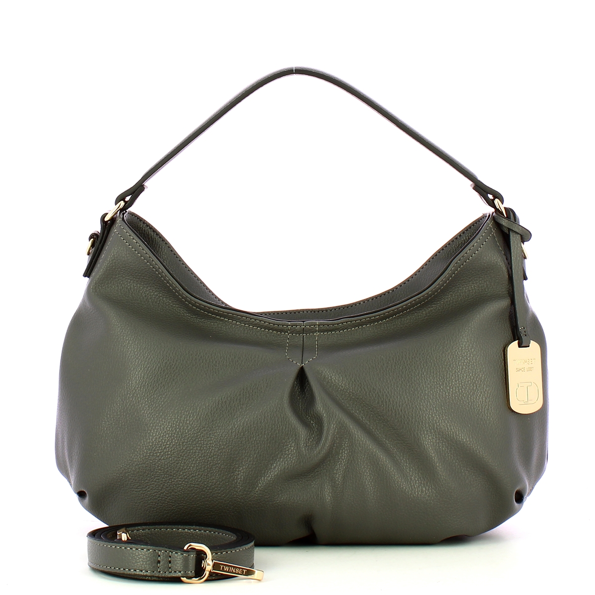 Twin Set Sottospalla Hobo Piccola Grey Stone - 4 Twin Set Sottospalla Hobo Piccola Grey Stone - 4