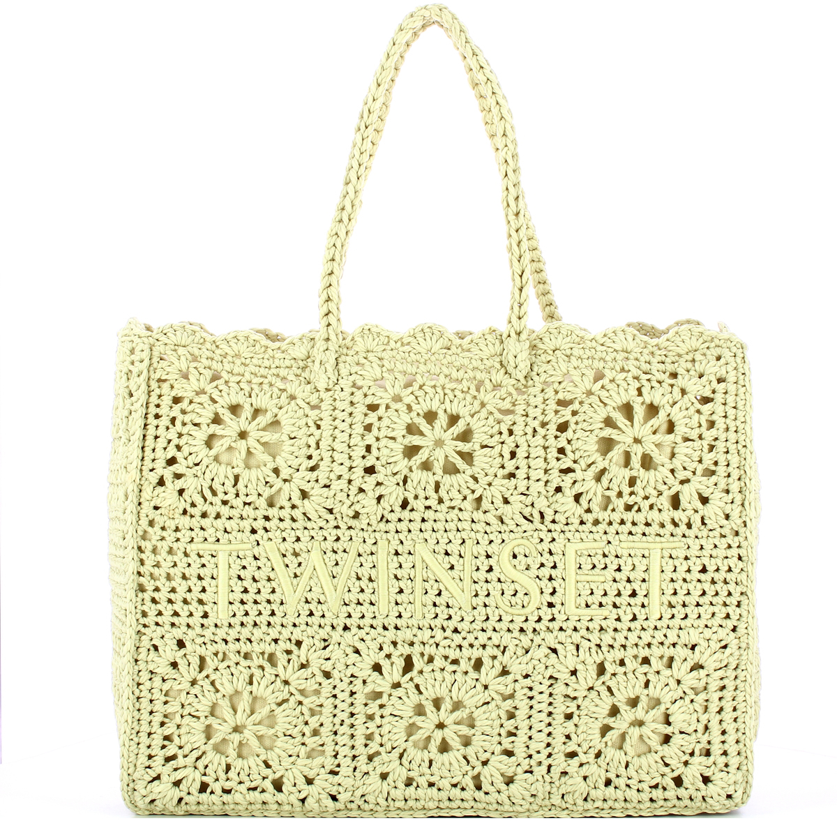 Twin Set Shopping Bag Bohemienne Delicate Beige - 1