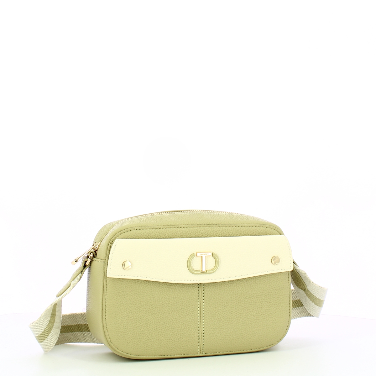 Twinset Camera Bag I'm Not A Lady Bic. Khaki Green Madreperla - 2