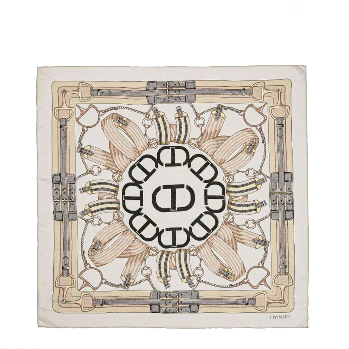 Twinset Kefia stampata St. Morsetti Neve - 3