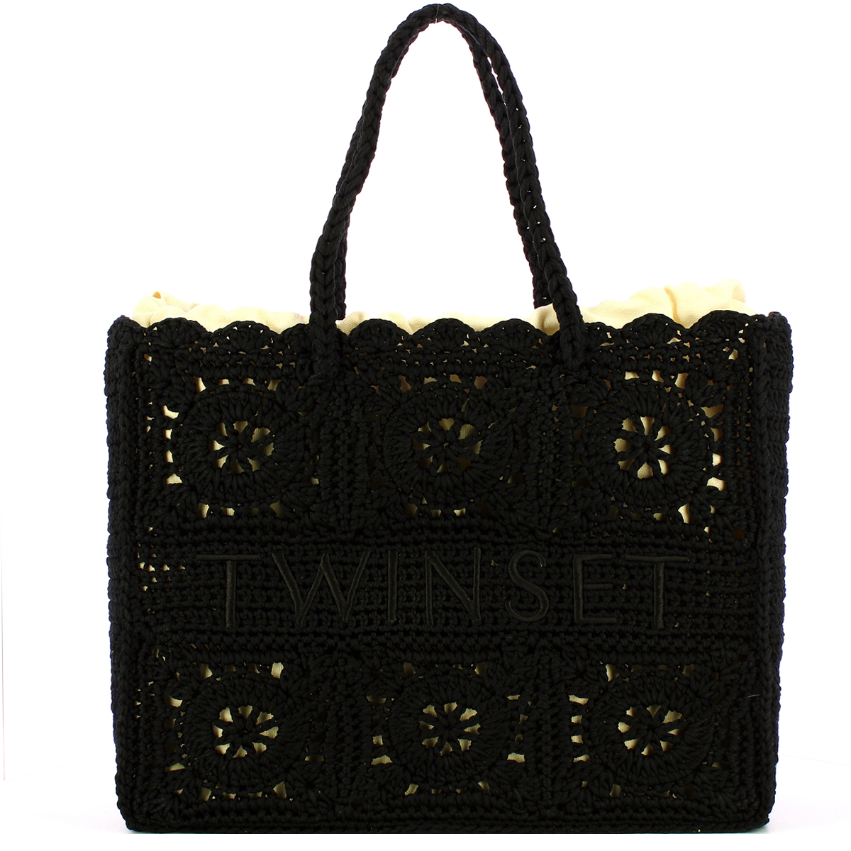 Twin Set Shopping Bag Bohemienne Nero - 1