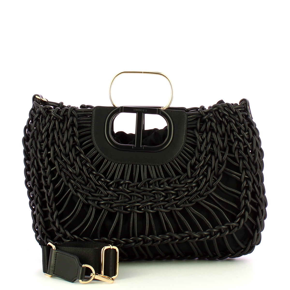 Twin Set Borsa a mano Lila Nero - 4