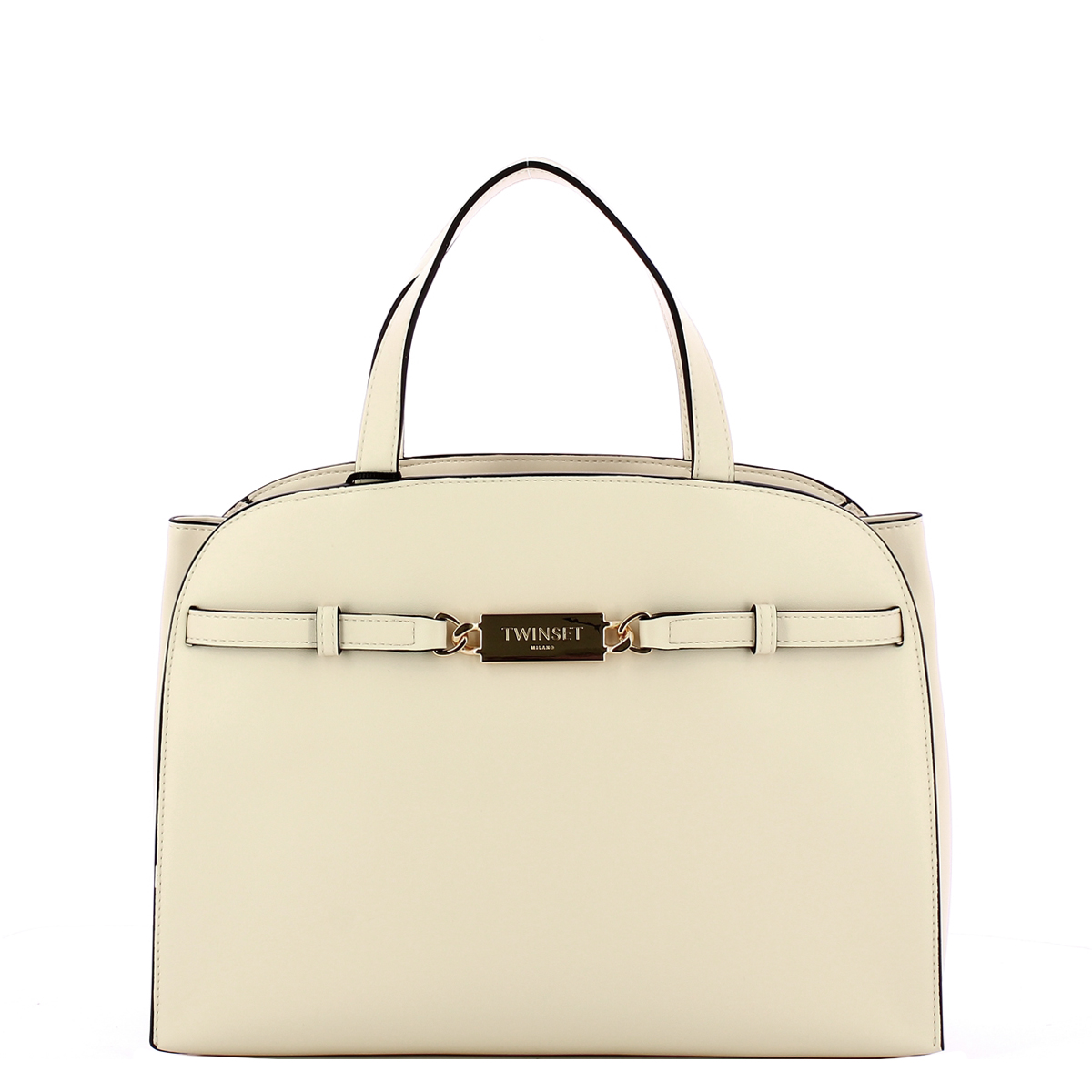 Twinset Borsa a mano Bauletto White Cream - 1 Twinset Borsa a mano Bauletto White Cream - 1